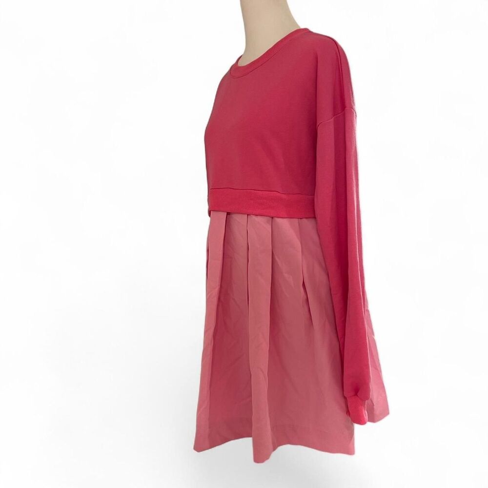 Kawaii Pink Sweater and Skirt Dress - Picture 2 of 7